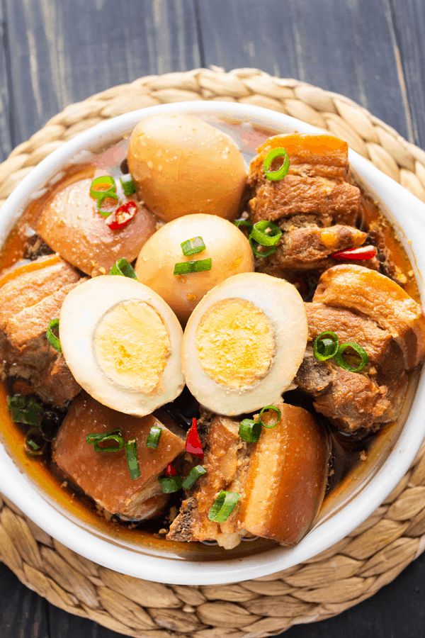 Vietnamese Braised Pork with Boiled Eggs (Thit Kho)